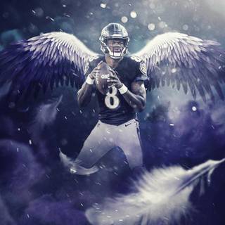 Lamar Jackson iPhone wallpaper