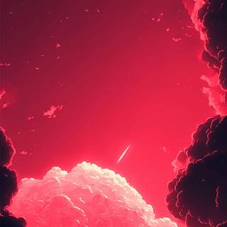 Aesthetic red iPhone wallpaper