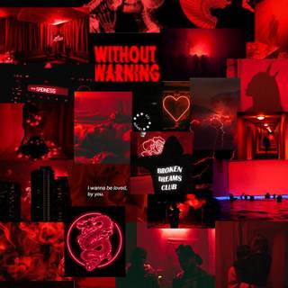 Aesthetic red iPhone wallpaper