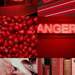 Aesthetic red iPhone wallpaper