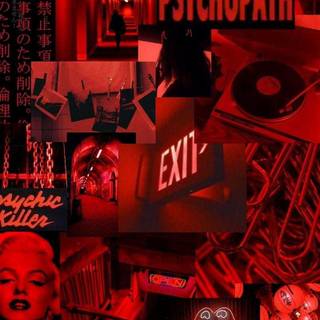 Aesthetic red iPhone wallpaper