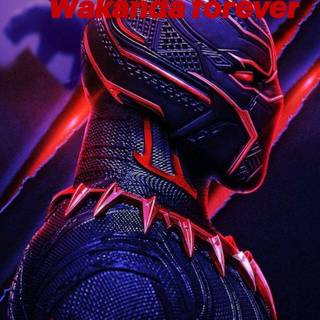 Wakanda Forever phone wallpaper