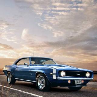 Vintage car iPhone wallpaper