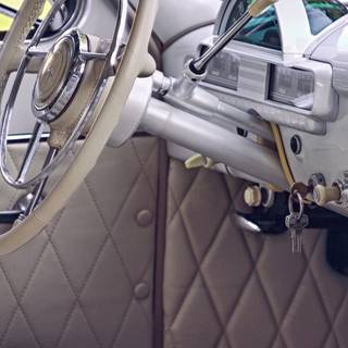 Vintage car iPhone wallpaper