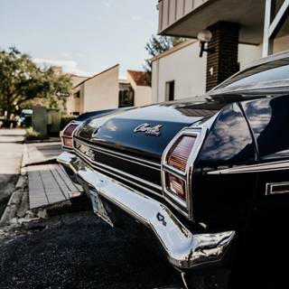 Vintage car iPhone wallpaper