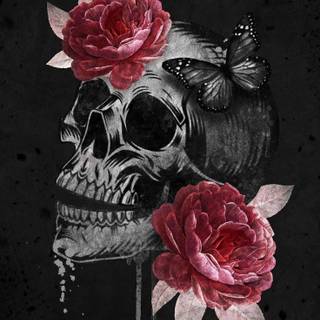 Skulls iPhone wallpaper