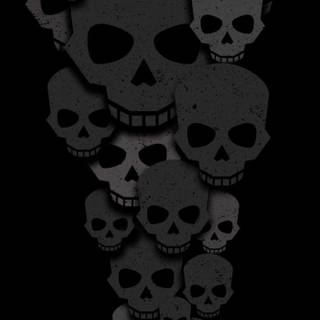 Skulls iPhone wallpaper