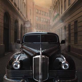 Vintage car iPhone wallpaper