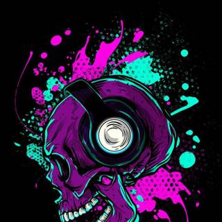 Skulls iPhone wallpaper