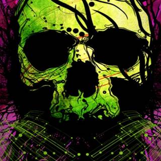 Skulls iPhone wallpaper