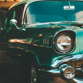 Vintage car iPhone wallpaper