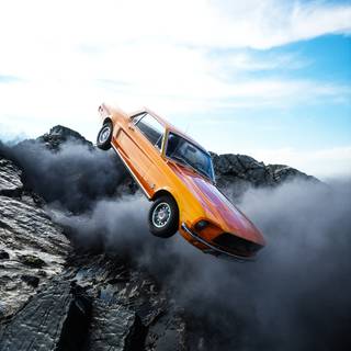 Vintage car iPhone wallpaper