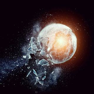 Glowing phone wallpaper