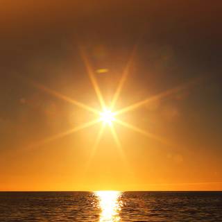 Beach sunset iPhone wallpaper