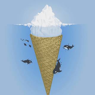 Ice cream iPhone wallpaper