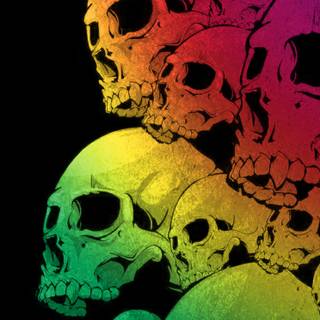 Skulls iPhone wallpaper