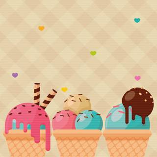 Ice cream iPhone wallpaper