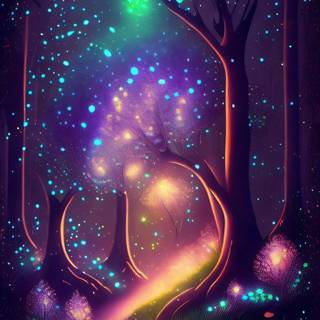 Glowing phone wallpaper