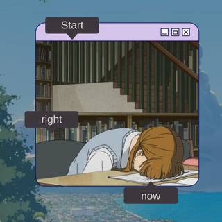 Anime study phone wallpaper