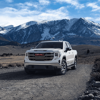 White trucks wallpaper