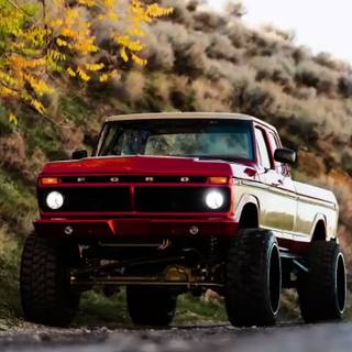 Lifted trucks iPhone wallpaper