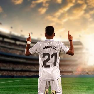 Real Madrid Rodrygo wallpaper