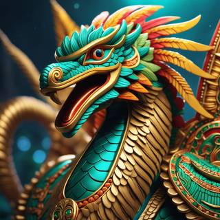 Mexican dragon wallpaper