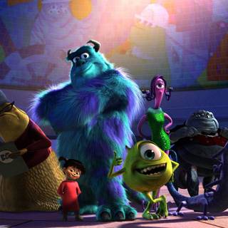 Monsters Inc funny wallpaper