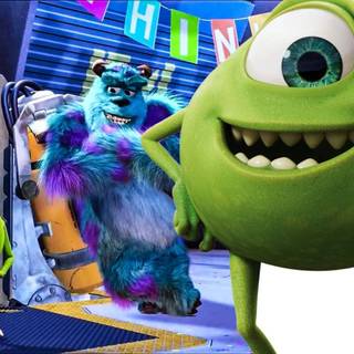 Monsters Inc funny wallpaper