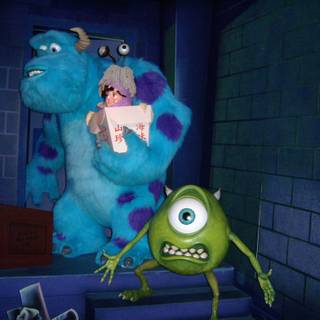 Monsters Inc funny wallpaper