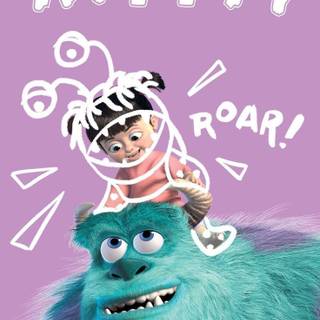 Monsters Inc funny wallpaper