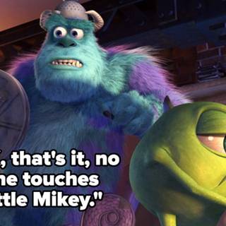 Monsters Inc funny wallpaper