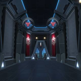 Dark temple wallpaper