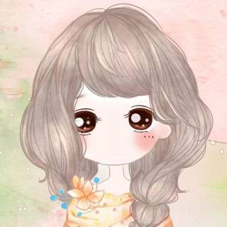 Cute Chibi girl drawing wallpaper