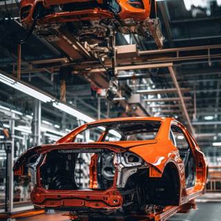 Assembly line wallpaper