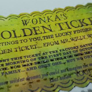 Golden ticket wallpaper
