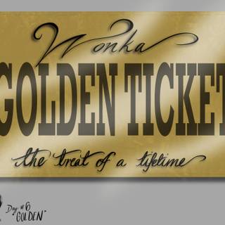 Golden ticket wallpaper