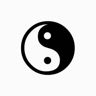 Yin-yang symbol wallpaper