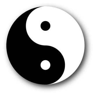 Yin-yang symbol wallpaper