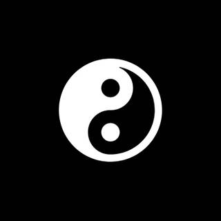 Yin-yang symbol wallpaper