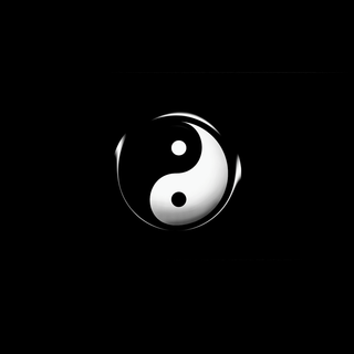 Yin-yang symbol wallpaper