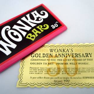 Golden ticket wallpaper