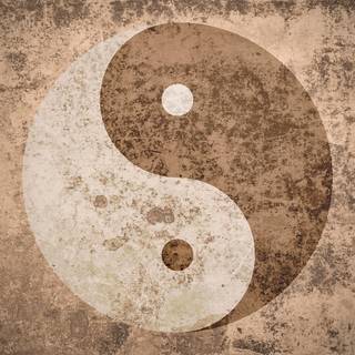 Yin-yang symbol wallpaper
