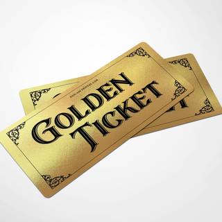 Golden ticket wallpaper