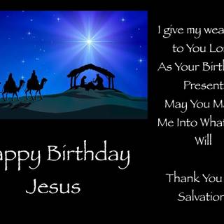 Happy Birthday Jesus wallpaper