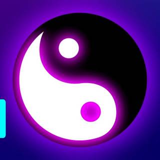 Yin-yang symbol wallpaper