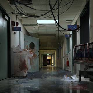 Abandoned hospital wallpaper