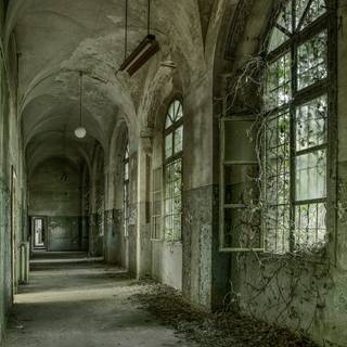 Abandoned hospital wallpaper