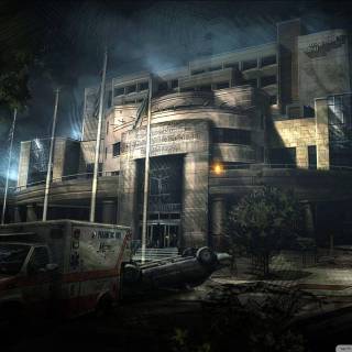 Abandoned hospital wallpaper