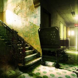 Abandoned hospital wallpaper